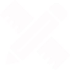 A white and black icon of a pencil and ruler, representing fire safety equipment.