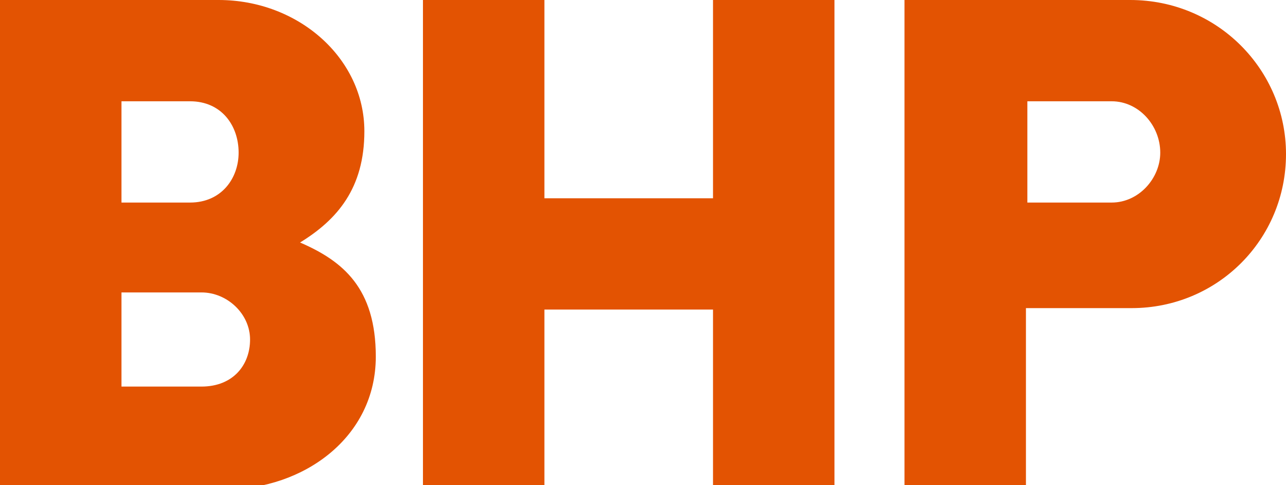 BHP logo in orange and black, representing fire safety equipment.