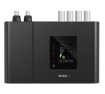 VESDA-E VEP-A10-P aspirating smoke detector with display screen, black casing